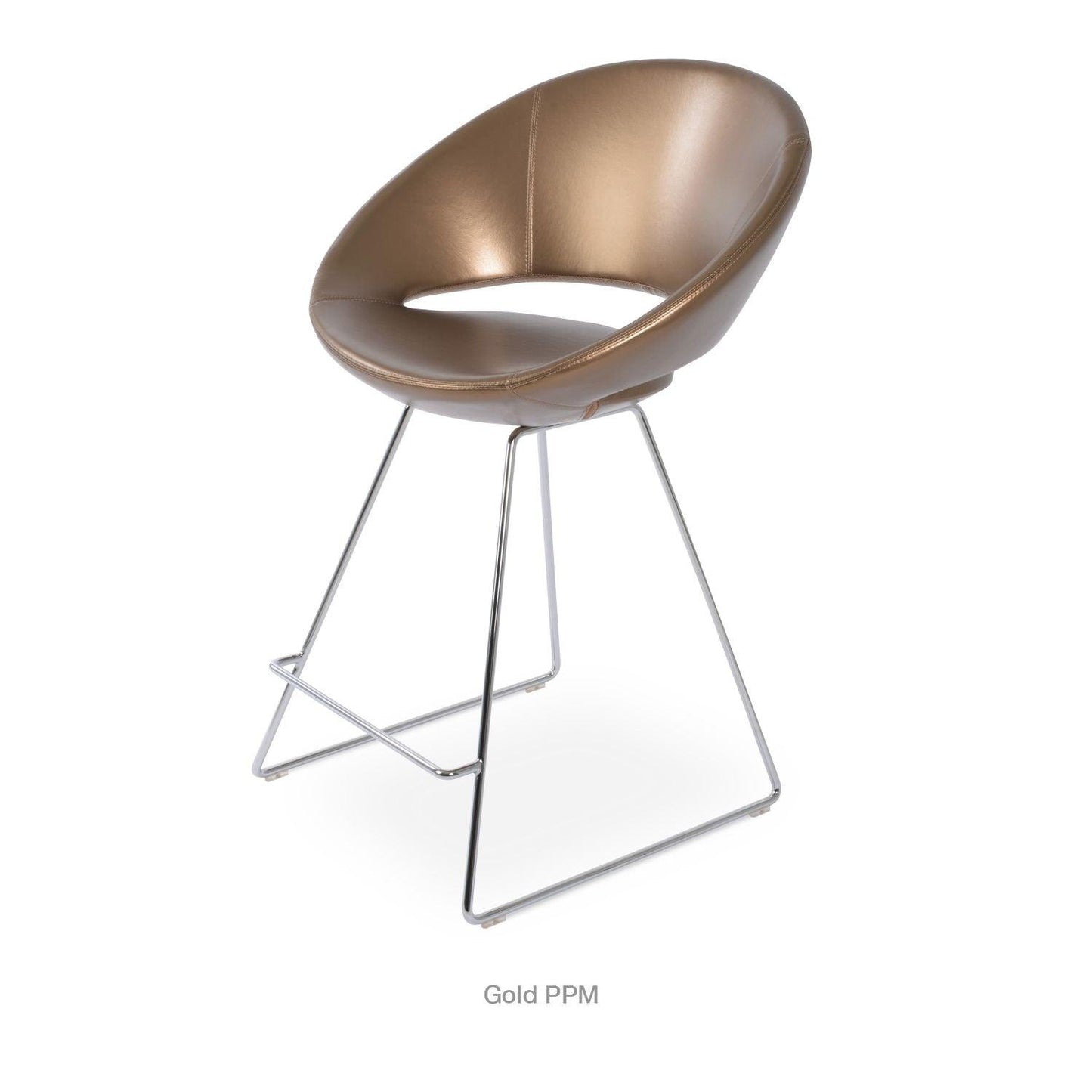 CRESCENT WIRE STOOL