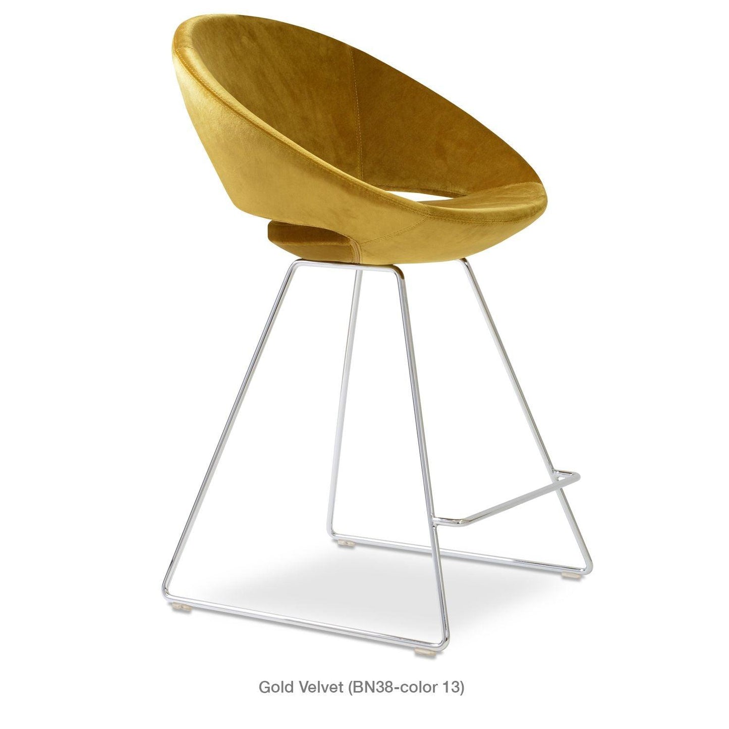 CRESCENT WIRE STOOL