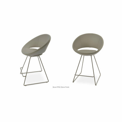 CRESCENT WIRE STOOL