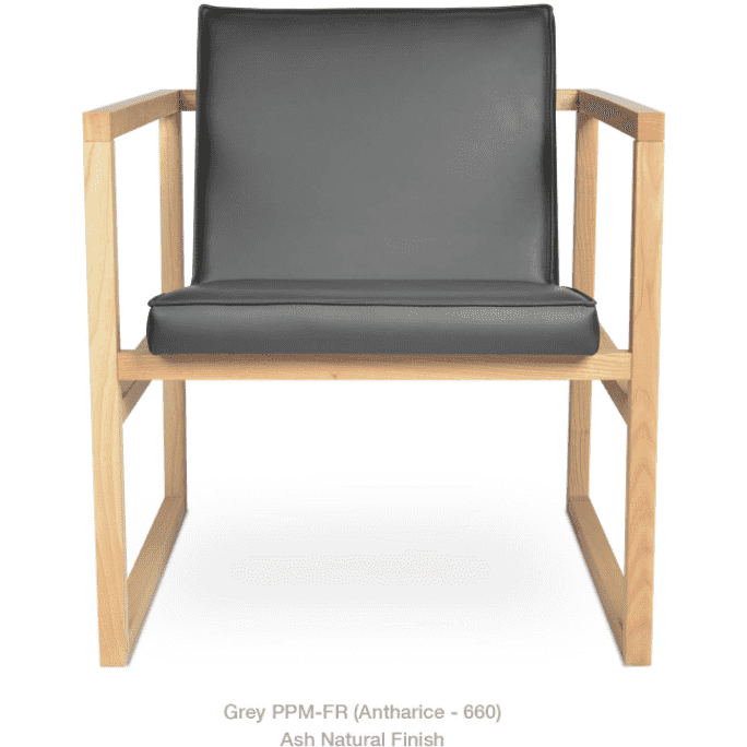 Cube Wood Lounge Chair