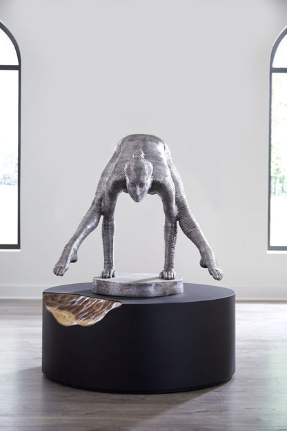 Balancing Body Sculpture Aluminum