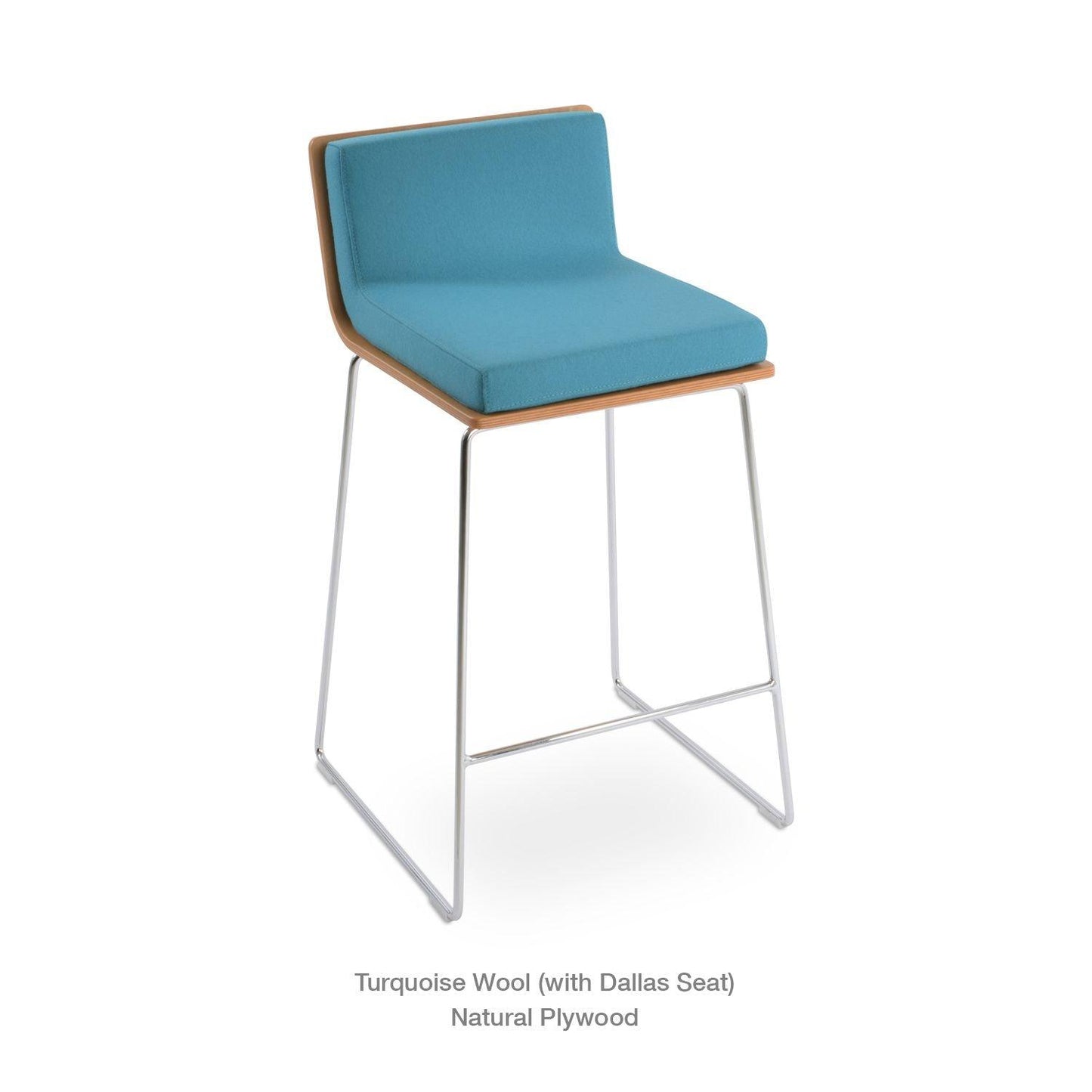 DALLAS PL WIRE HANDLE BACK STOOL