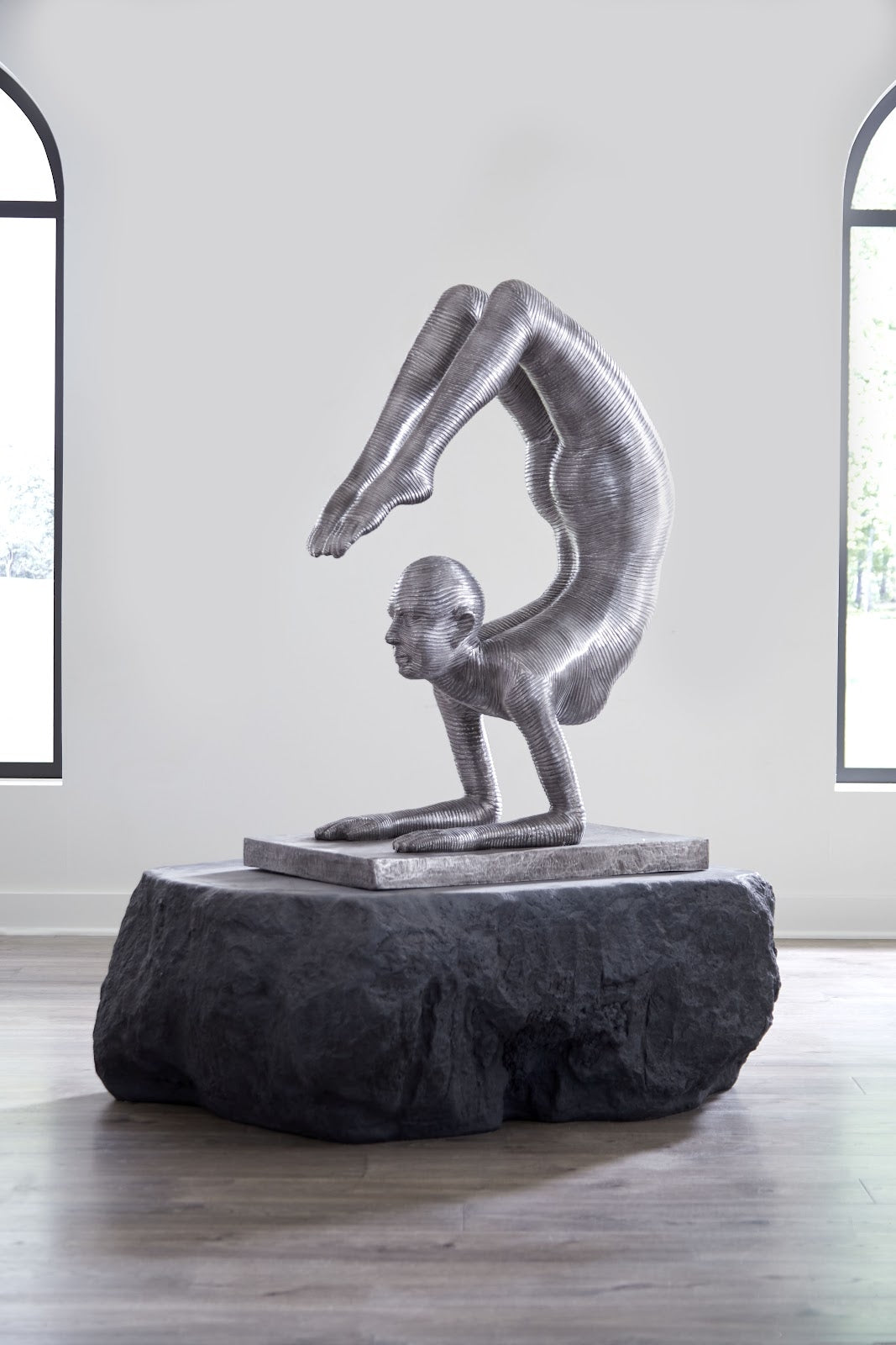 Handstand Scorpion Sculpture Aluminum