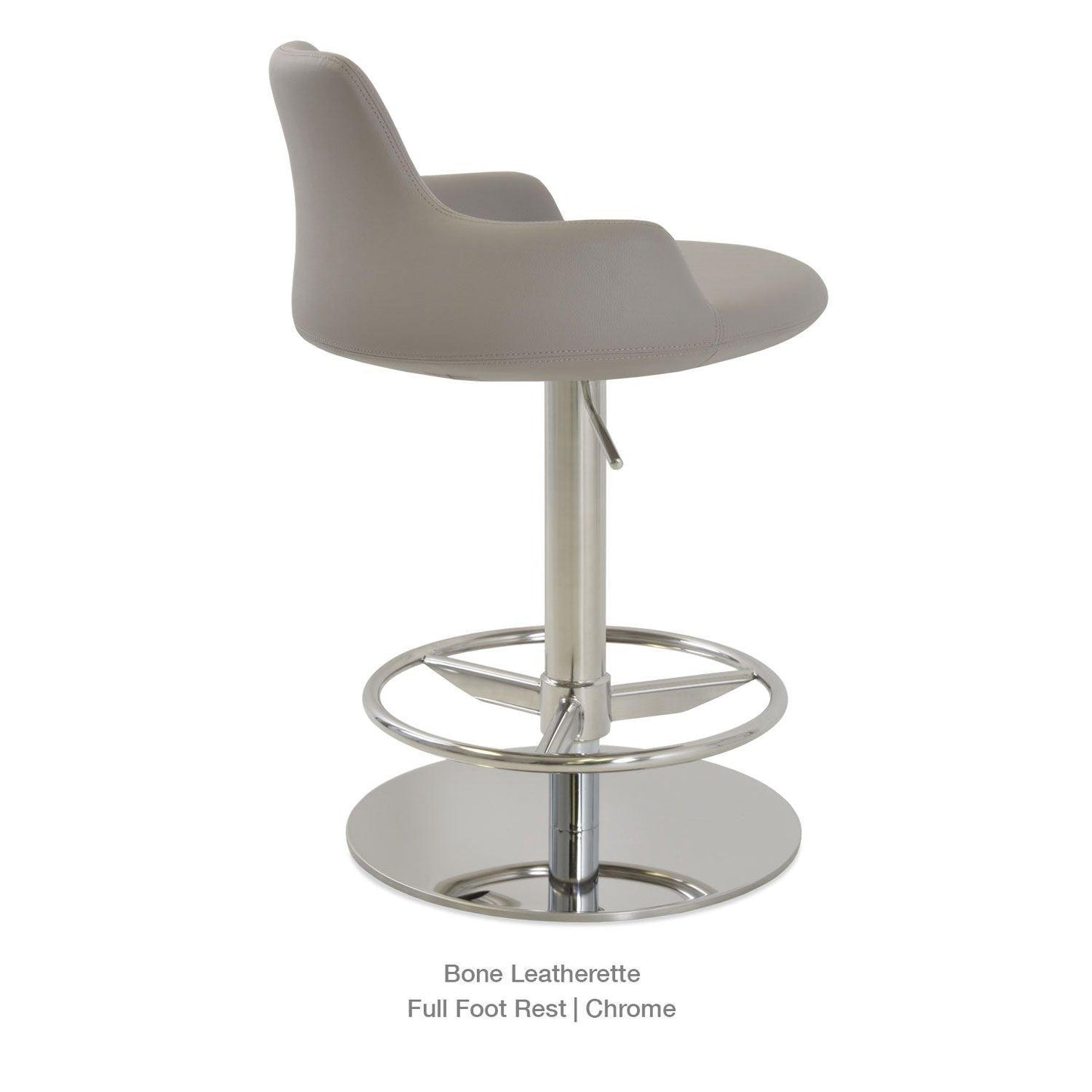 Dervish Piston Swivel Stool