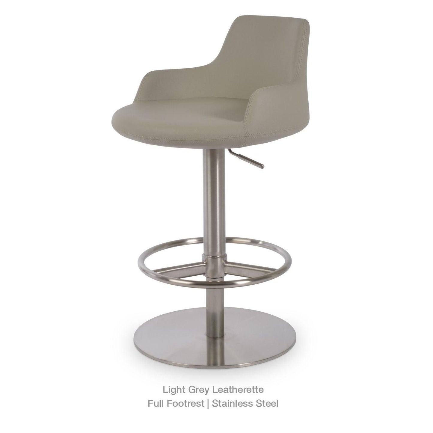 Dervish Piston Swivel Stool