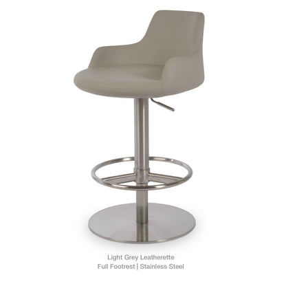 Dervish Piston Swivel Stool