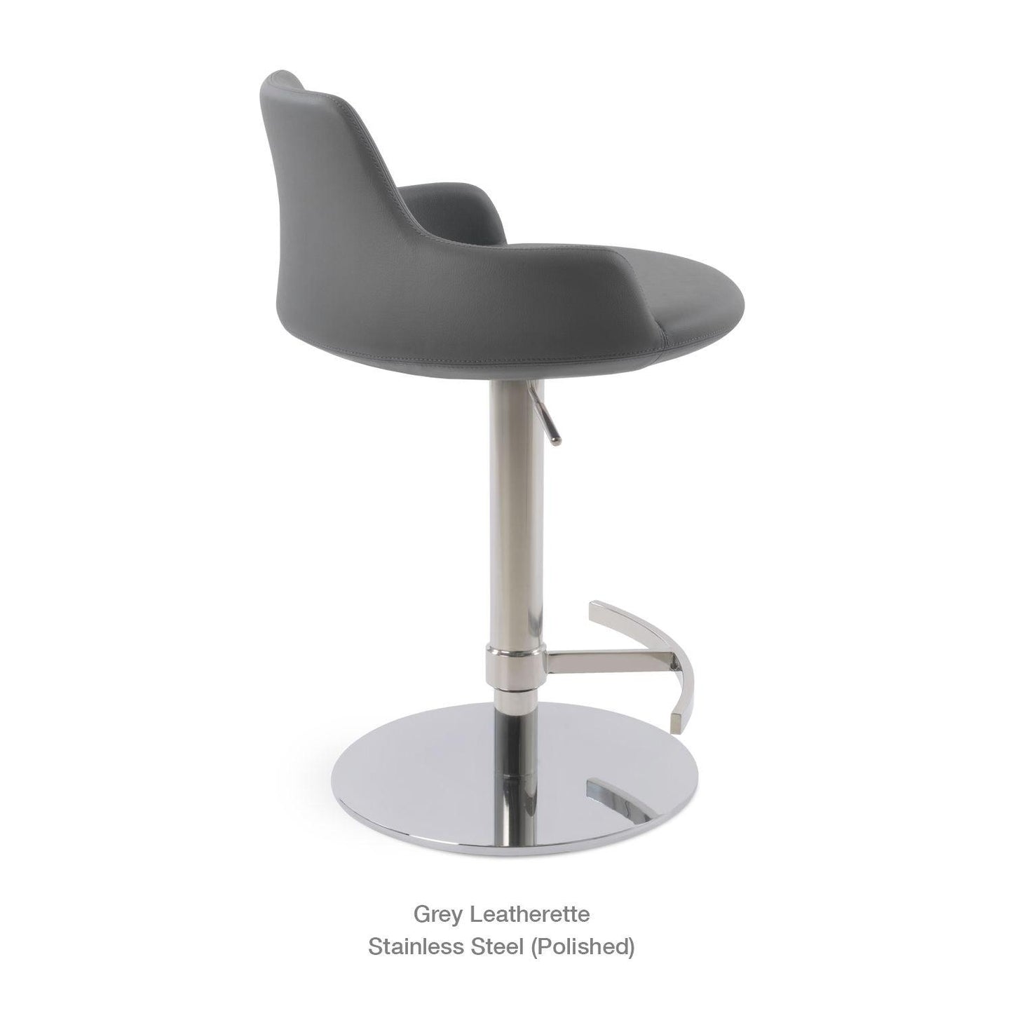 Dervish Piston Swivel Stool