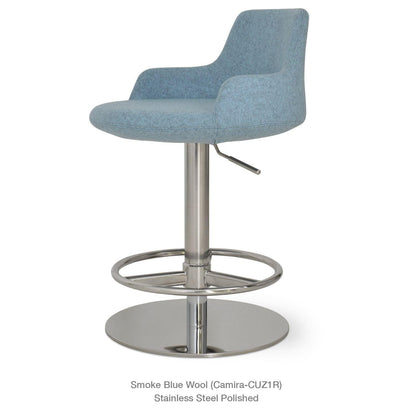 Dervish Piston Swivel Stool