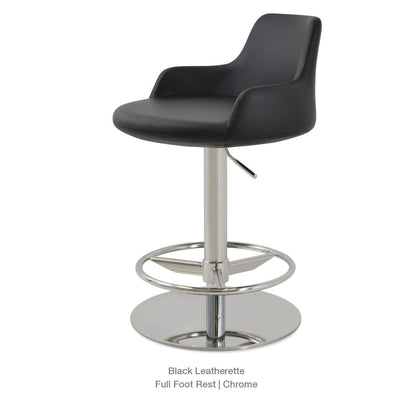 Dervish Piston Swivel Stool