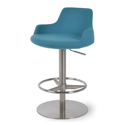 Dervish Piston Swivel Stool