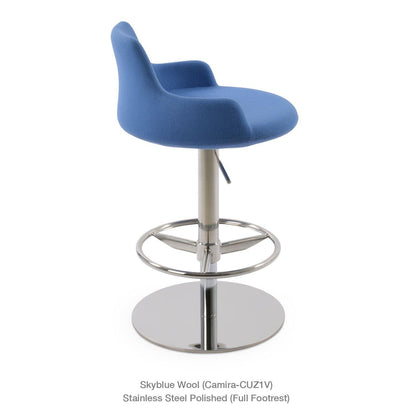 Dervish Piston Swivel Stool