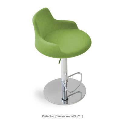Dervish Piston Swivel Stool