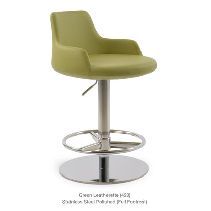 Dervish Piston Swivel Stool