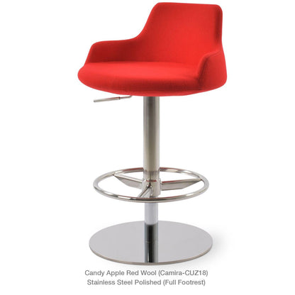 Dervish Piston Swivel Stool