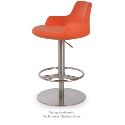 Dervish Piston Swivel Stool