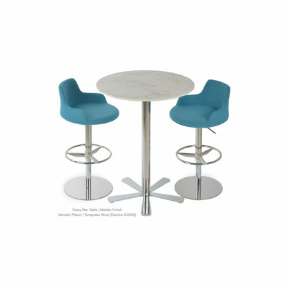 Dervish Piston Swivel Stool