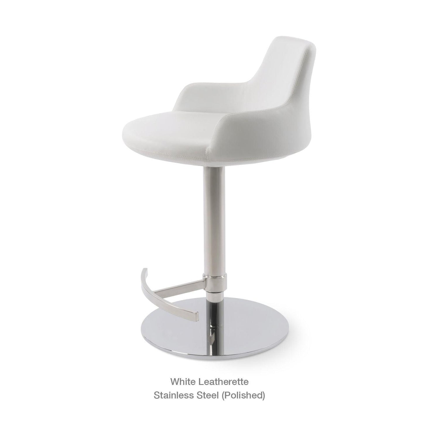 Dervish Piston Swivel Stool