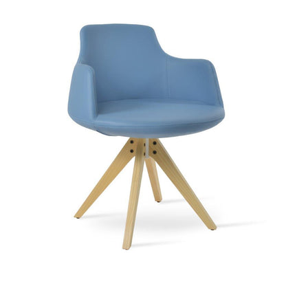 Dervish Pyramid Swivel Dining Chair