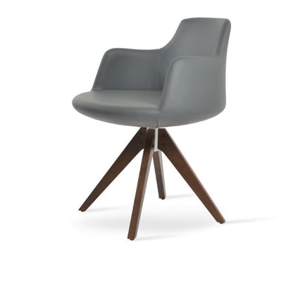 Dervish Pyramid Swivel Dining Chair