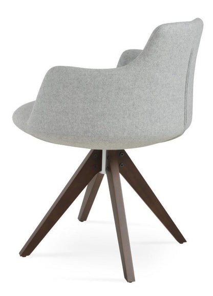 Dervish Pyramid Swivel Dining Chair