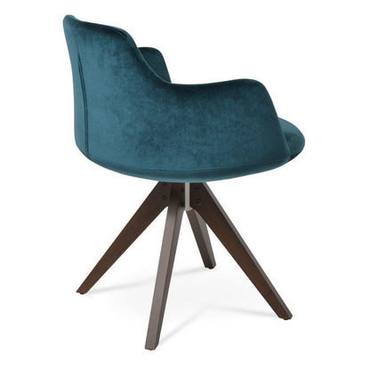 Dervish Pyramid Swivel Dining Chair