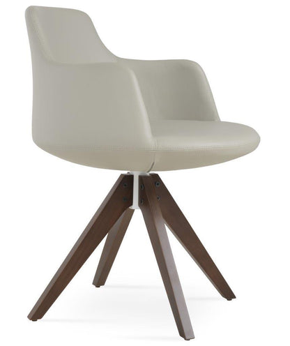 Dervish Pyramid Swivel Dining Chair