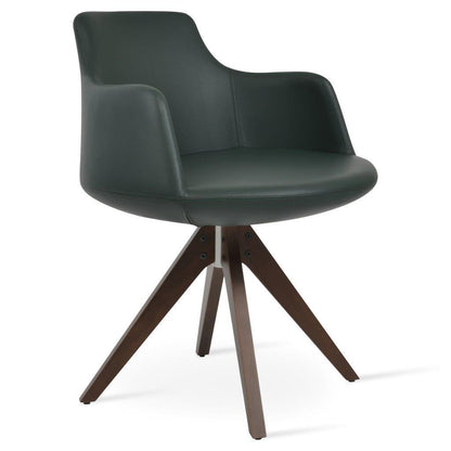 Dervish Pyramid Swivel Dining Chair