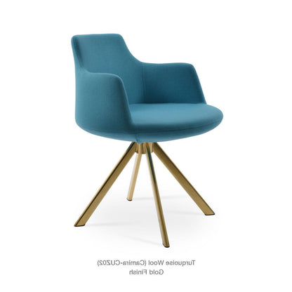 DERVISH SWORD SWIVEL ARMCHAIR