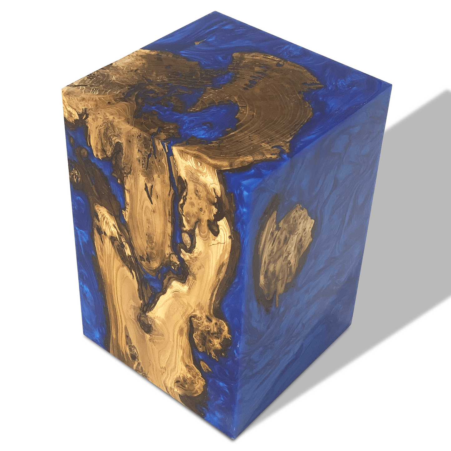 Dione Pearl Blue End Table