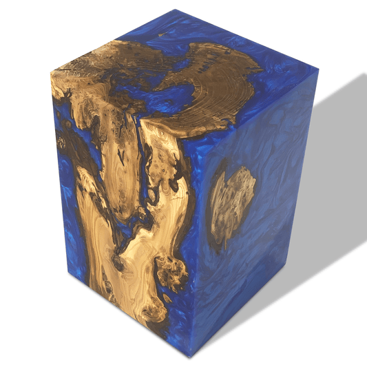Dione Pearl Blue End Table