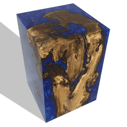 Dione Pearl Blue End Table