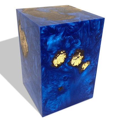 Dione Pearl Blue End Table