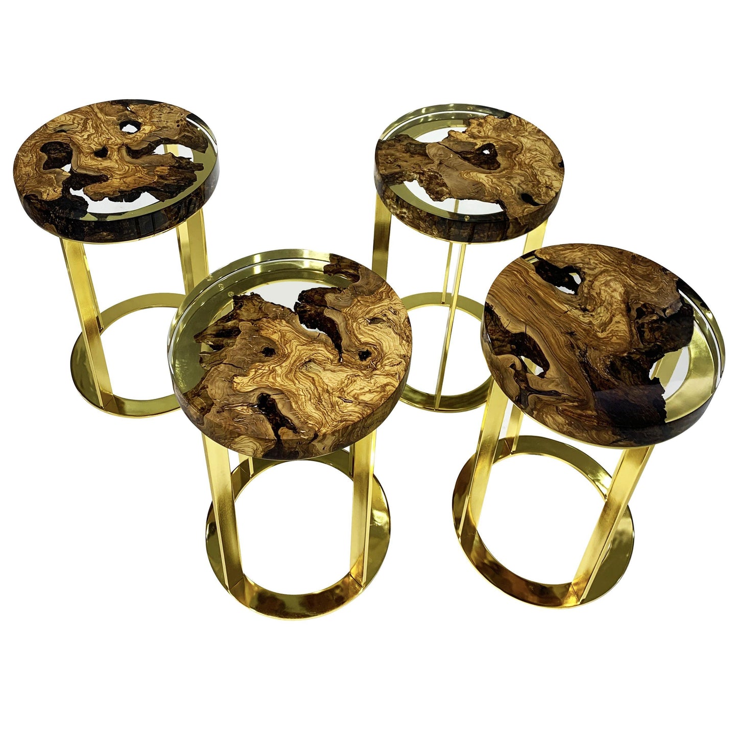 Dodona Olive Wood End Table