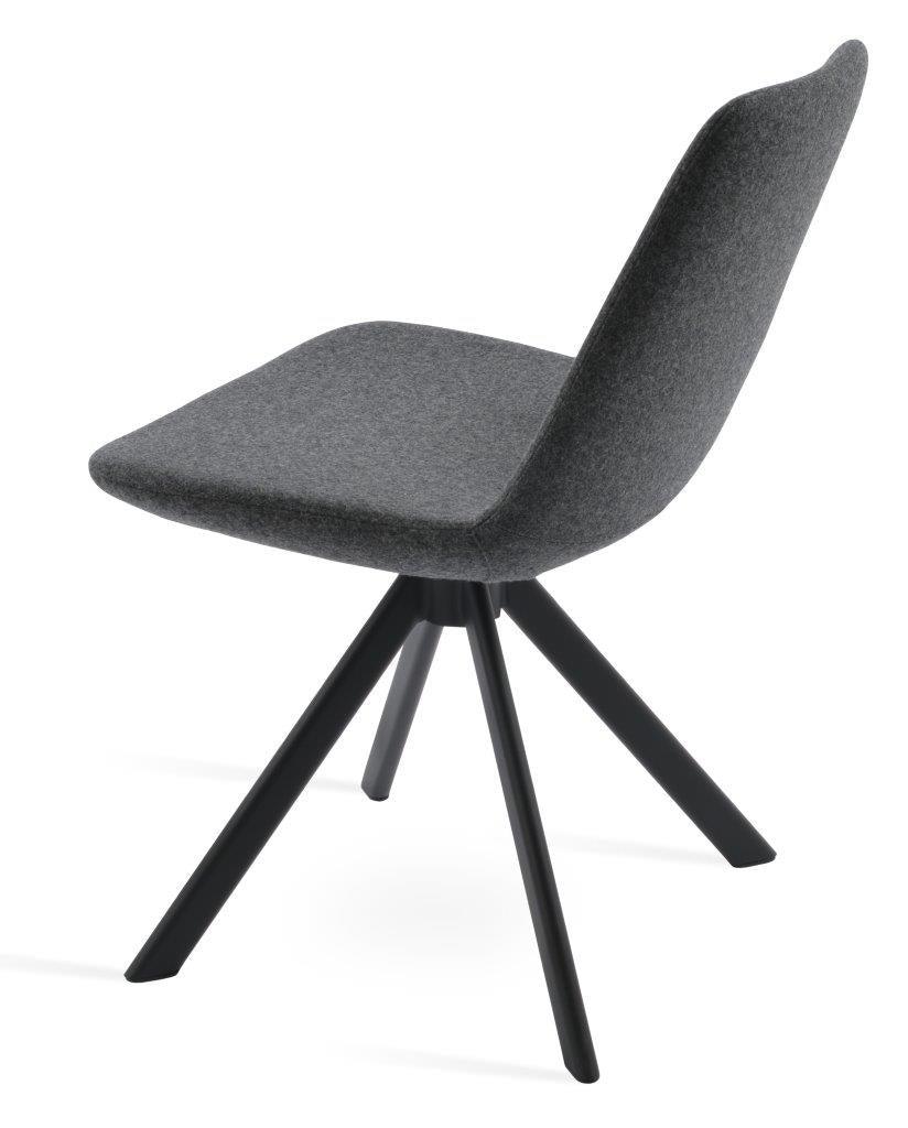 Eiffel Sword Swivel Dining Chair