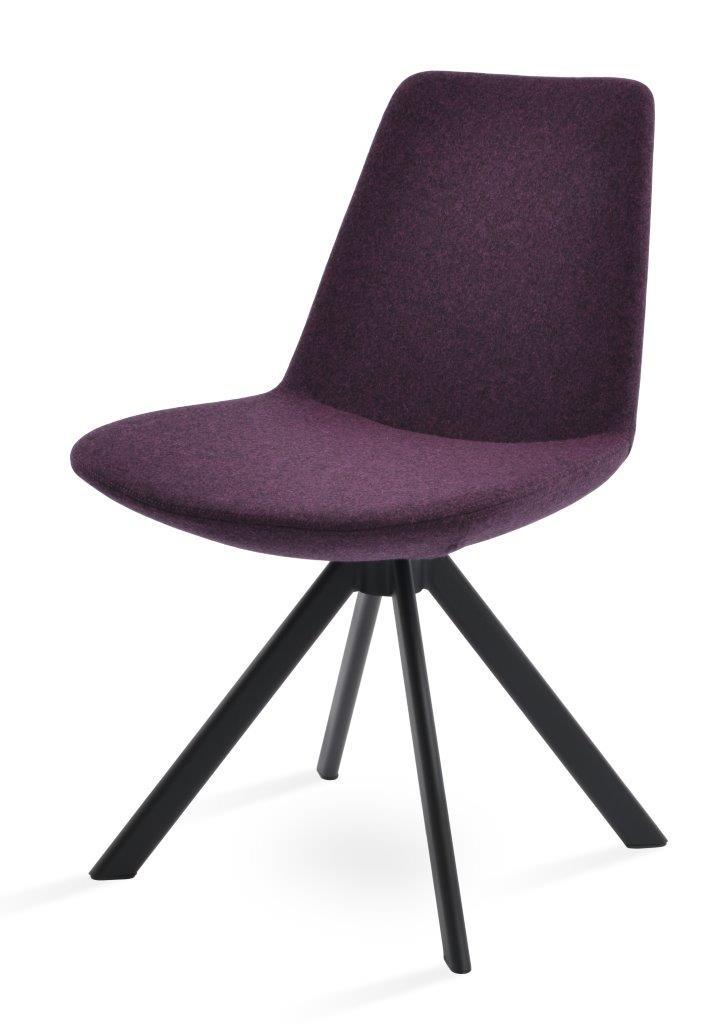 Eiffel Sword Swivel Dining Chair