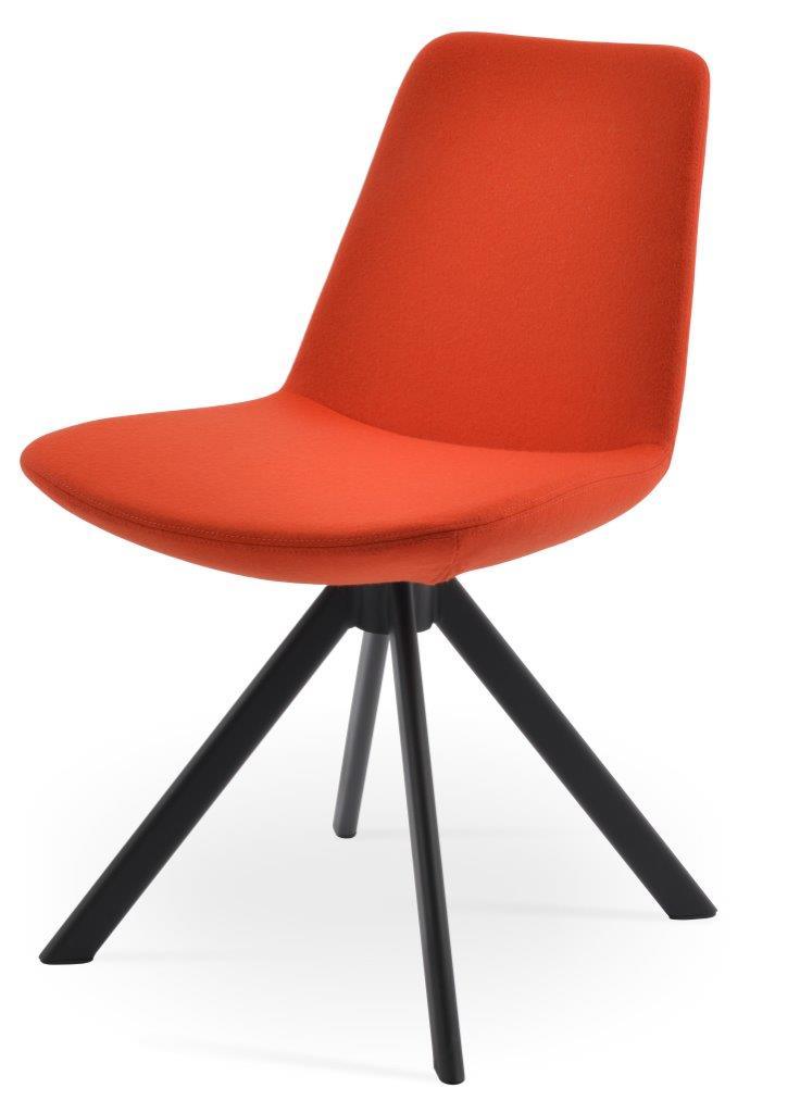 Eiffel Sword Swivel Dining Chair