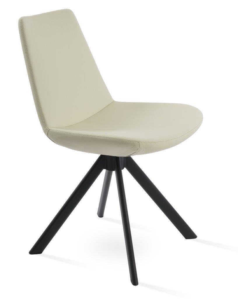 Eiffel Sword Swivel Dining Chair