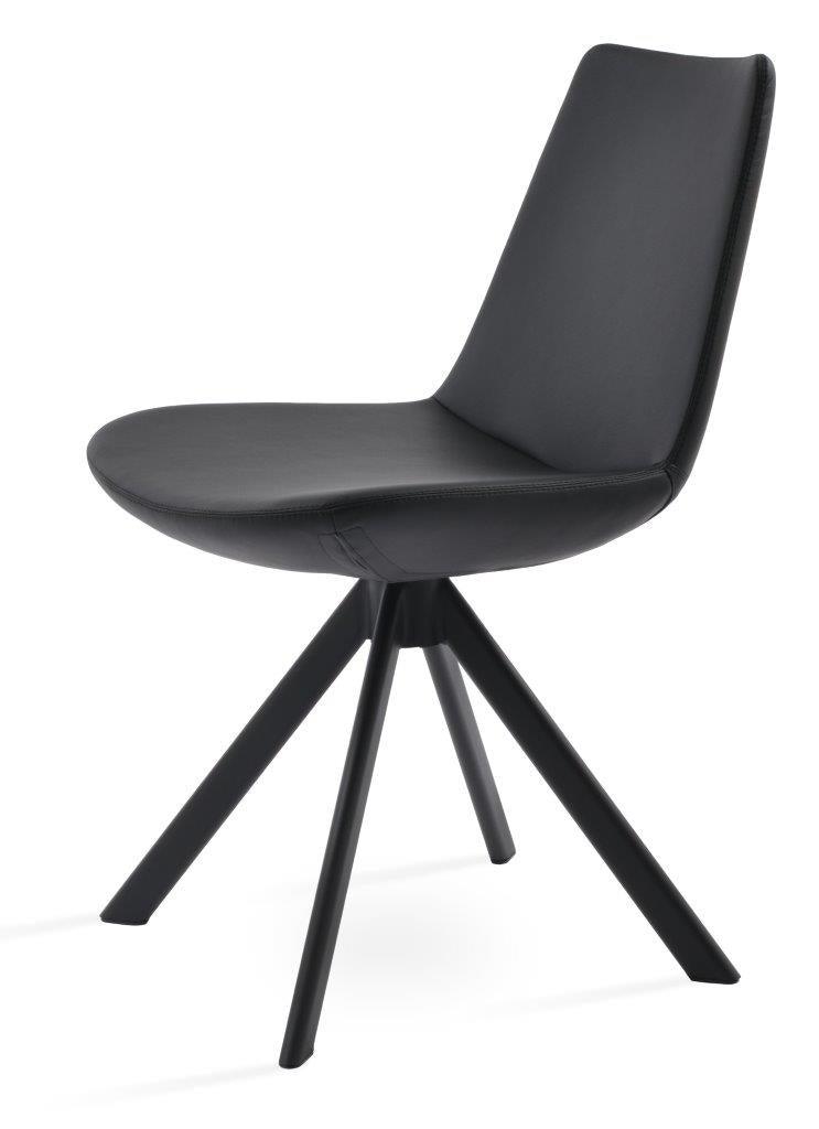 Eiffel Sword Swivel Dining Chair