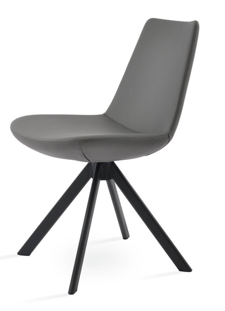 Eiffel Sword Swivel Dining Chair