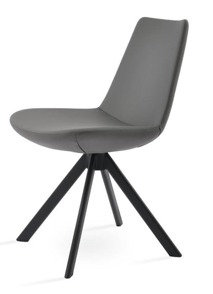 Eiffel Sword Swivel Dining Chair