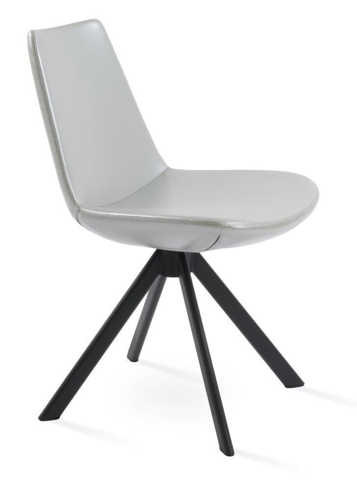 Eiffel Sword Swivel Dining Chair