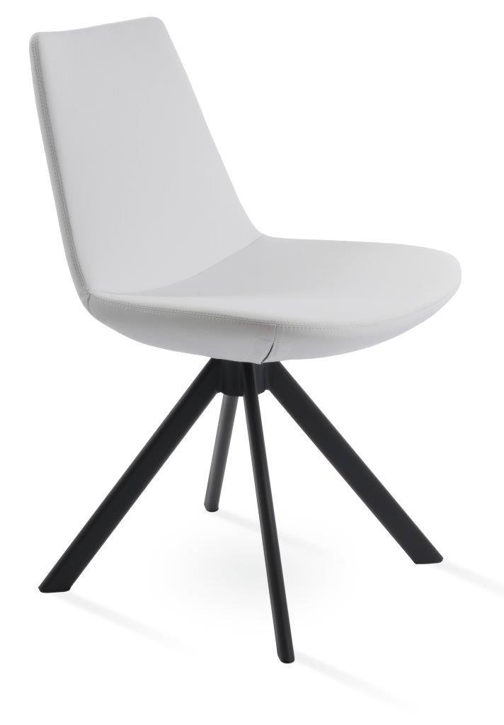 Eiffel Sword Swivel Dining Chair