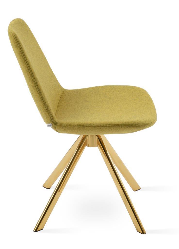 Eiffel Sword Swivel Dining Chair