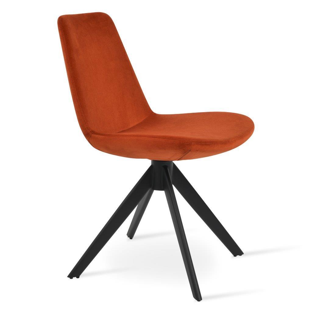 Eiffel Sword Swivel Dining Chair
