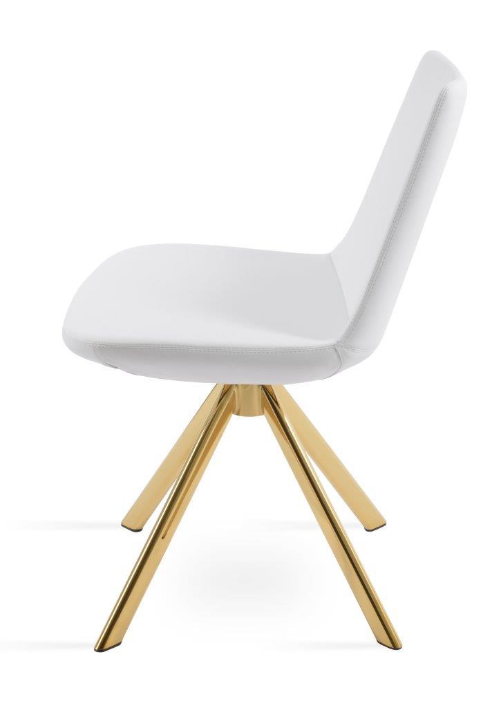 Eiffel Sword Swivel Dining Chair