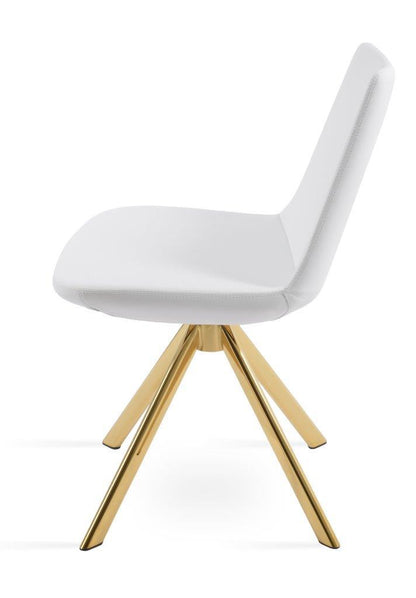 Eiffel Sword Swivel Dining Chair