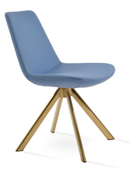 Eiffel Sword Swivel Dining Chair