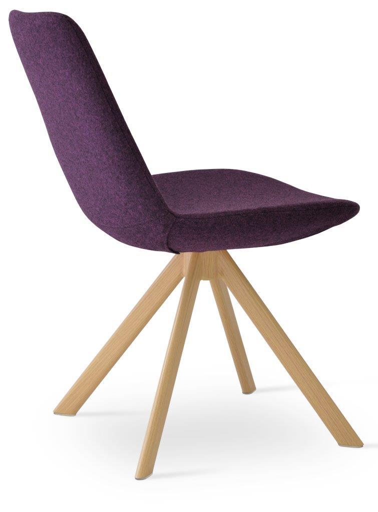 Eiffel Sword Swivel Dining Chair