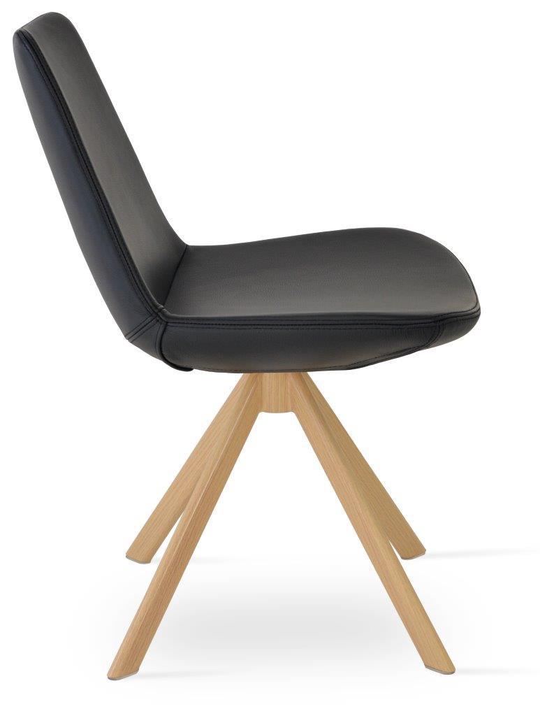 Eiffel Sword Swivel Dining Chair