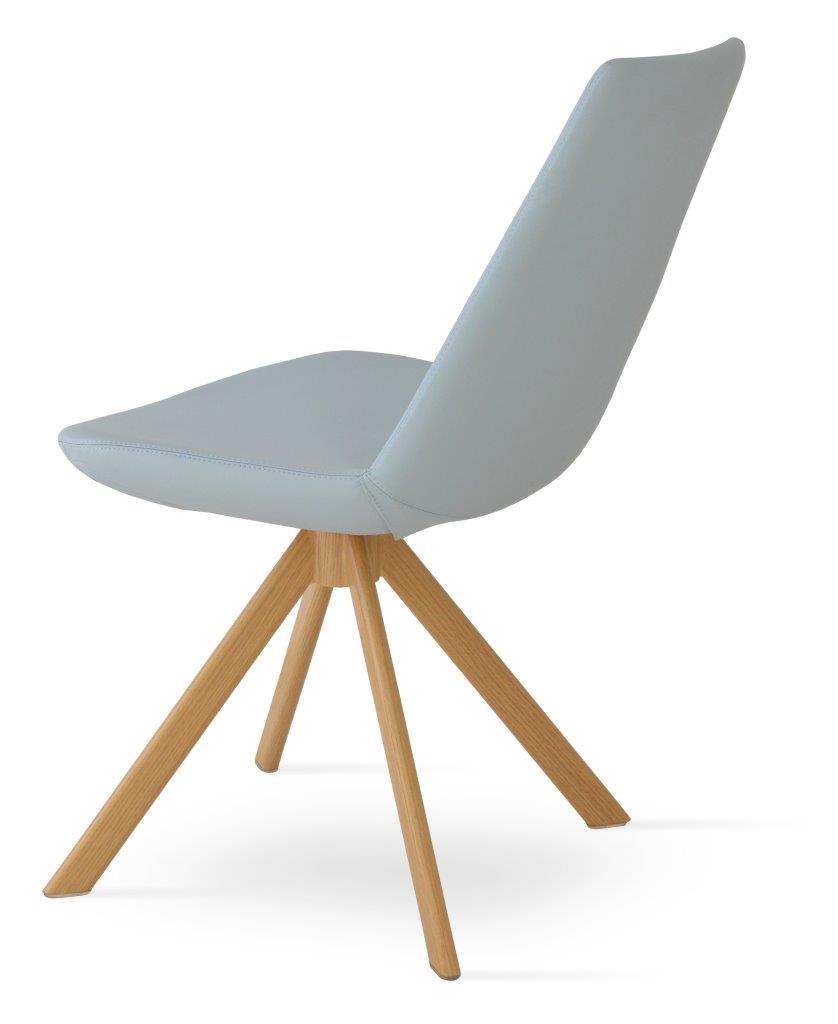 Eiffel Sword Swivel Dining Chair